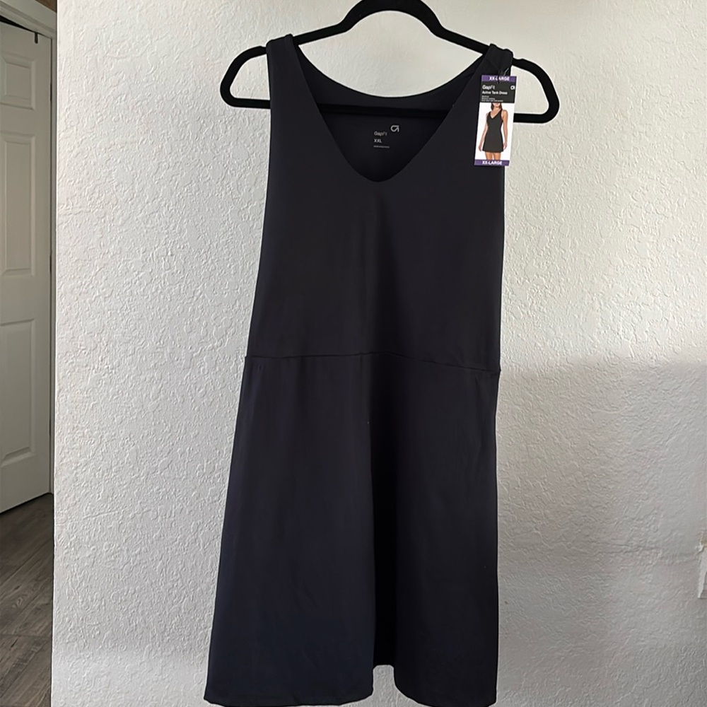 🌴Gap Fit Active Tank Dress w/ Built in Shorts & Bra - Size XXL